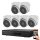 Hikvision 6 dome biztonsági kamerás IP kamera rendszer 2MP Full HD