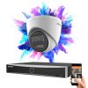 Hikvision 1 dome biztonsági kamerás IP kamera rendszer 8MP színes éjjellátással