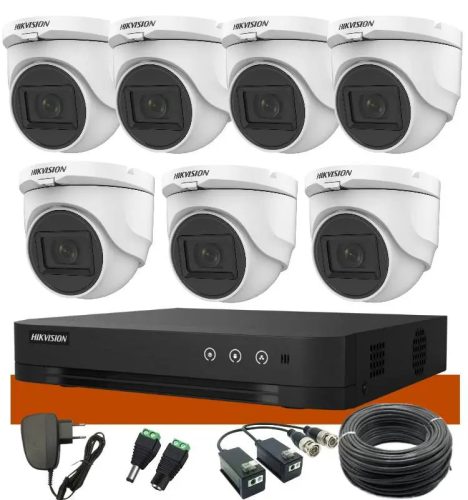 Hikvision TurboHD-TVI 7 dome kamerás kamerarendszer