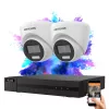 Hikvision TurboHD-TVI 1 kamerás dome kamerarendszer 5MP színes éjszakai képpel