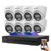 Hikvision TurboHD-TVI 1 kamerás dome kamerarendszer 5MP színes éjszakai képpel