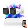 Hikvision TurboHD-TVI 2 kamerás kamerarendszer 5MP színes éjszakai képpel