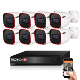 Provision 8 térfigyelő kamerás IP rendszer 4MP