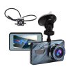 J16-V3 FullHD autós kamera első-hátsó menetrögzítő rendszer