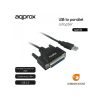 APPROX Kábel átalakító - USB2.0 to Párhuzamos (paraller) port adapter APPROX Kábel átalakító - USB2.0 to Párhuzamos (paraller) port adapter