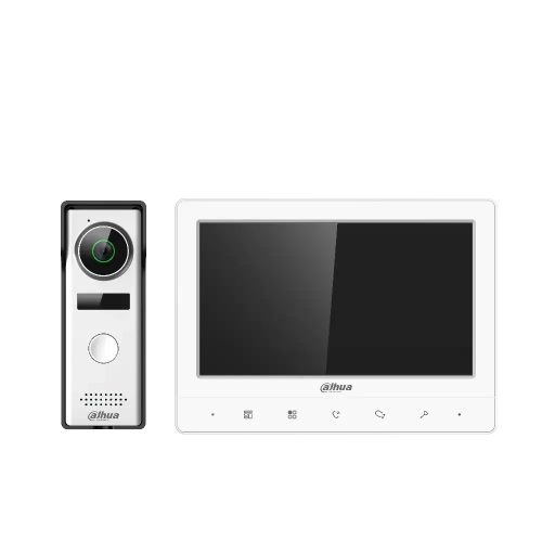 Dahua KTA02 analóg video kaputelefon szett 1 lakásos 4 vezetékes 7col LCD (VTH1020J + VTO1000J)