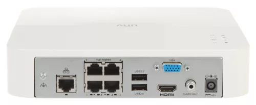 Uniview NVR301-04LS3-P4 IP rögzítő 4 csatorna beépített PoE 8MP