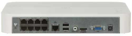 Uniview NVR301-08LS3-P8 IP rögzítő 4 csatorna beépített PoE 8MP