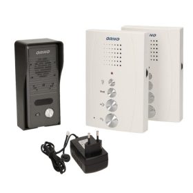   ELUVIO INTERCOM egylakásos két beltéris audió kaputelefon szett OR-DOM-RE-920/W