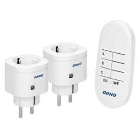   ORNO vezérelhető konnektor szett két hálózati aljzattal OR-GB-439(GS)