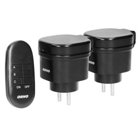   Távvezérelhető kültéri dugalj szett két hálózati aljzattal OR-GB-441(GS)