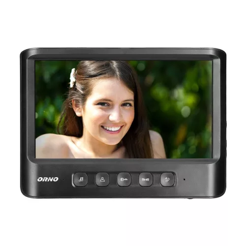 Egylakásos videó kaputelefon fehér 7 col monitorral OR-VID-MC-1059/W
