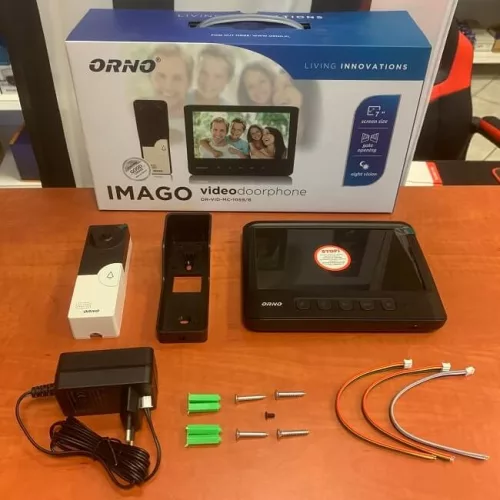 Egylakásos videó kaputelefon fehér 7 col monitorral OR-VID-MC-1059/W
