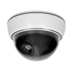 ORNO dome sötétített álkamera villogó LED