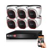 5 MegaPixel Provision AHD-20 Dome 6 kamerás kamera rendszer 5 MegaPixel Provision AHD-20 Dome 6 kamerás kamera rendszer