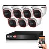 5 MegaPixel Provision AHD-20 Dome 7 kamerás kamera rendszer 5 MegaPixel Provision AHD-20 Dome 7 kamerás kamera rendszer