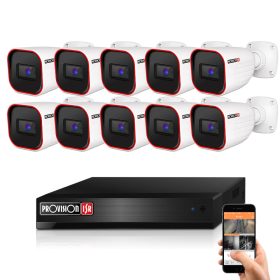 Provision AHD-23 10 kamerás megfigyelő kamerarendszer 2MP