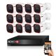 Provision AHD-23 12 kamerás megfigyelő kamerarendszer 2MP