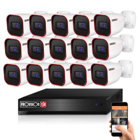 Provision AHD-23 15 kamerás megfigyelő kamerarendszer 2MP