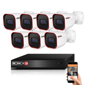 Provision AHD-23 7 kamerás megfigyelő kamerarendszer 2MP