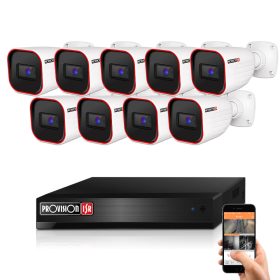 Provision AHD-23 9 kamerás megfigyelő kamerarendszer 2MP