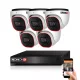 Provision AHD-23 Dome 5 kamerás megfigyelő kamerarendszer 2MP FULL HD
