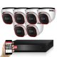 Provision AHD-23B Dome 6 biztonsági kamerás kamerarendszer Full HD 2MP