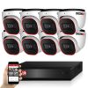 Provision AHD-23B Dome 8 biztonsági kamerás kamerarendszer Full HD 2MP