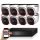 Provision AHD-23B Dome 8 biztonsági kamerás kamerarendszer Full HD 2MP