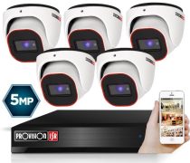 5 MegaPixel Provision AHD-30 Dome 5 kamerás kamera rendszer