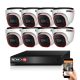 Provision AHD-36 Dome 8 kamerás kamerarendszer 2MP 5xZOOM