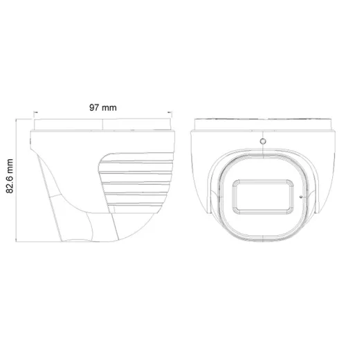 PROVISION PR-DI-33K0AP-28 kültéri dome kamera analóg 5MP
