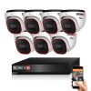 Provision 7 dome biztonsági kamerás IP kamera rendszer 2MP