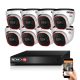 Provision 8 dome biztonsági kamerás IP kamera rendszer 2MP