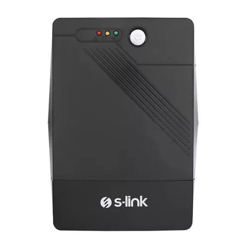 S-Link MIGHT U100 szünetmentes tápegység (1000VA, 12V7Ah*2, 600W, Line-Interactive, 4 db töltő aljzat)