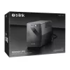 S-Link MIGHT U100 szünetmentes tápegység (1000VA, 12V7Ah*2, 600W, Line-Interactive, 4 db töltő aljzat)