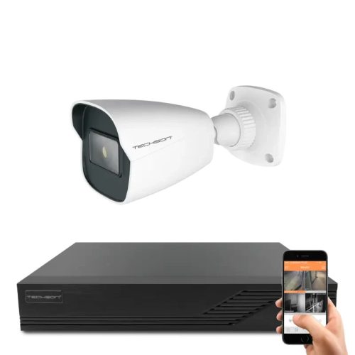 Techson 1 biztonsági kamerás IP kamera rendszer 4MP