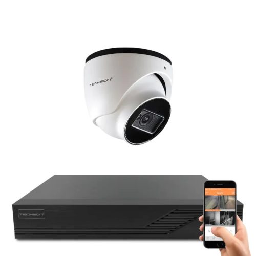 Techson 1 dome biztonsági kamerás IP kamera rendszer 4MP