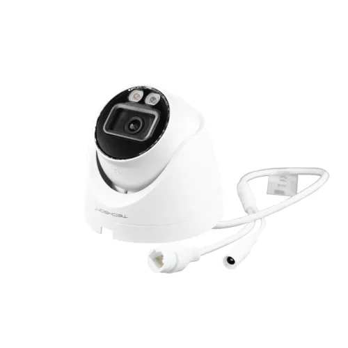 Techson 4 dome kamerás IP rendszer szett (4MP, színes éjjelátással, 8 csatornás rögzítővel, PoE)