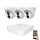 Uniview 3 dome kamerás IP kamera rendszer 4MP