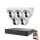 Uniview 5 dome kamerás IP kamera rendszer 4MP