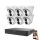 Uniview 6 dome kamerás IP kamera rendszer 4MP
