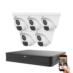 Uniview 5 dome biztonsági kamerás 5MP kamerarendszer