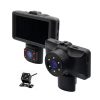X8-1080 3 kamerás menetrögzítő tolatókamerával és utastér figyelővel