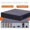 UNIVIEW-XVR301-08F 2MP 8 csatornás XVR rögzítő + 2IP kamera