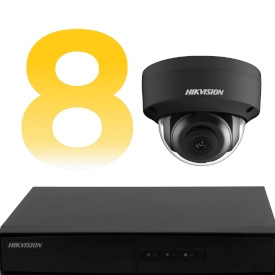 8 kamerás IP kamerarendszer szett
