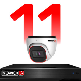 11 kamerás kamerarendszer szett