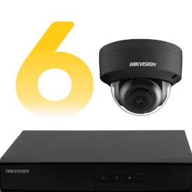 6 kamerás IP kamerarendszer szett