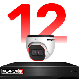 12 kamerás kamerarendszer szett