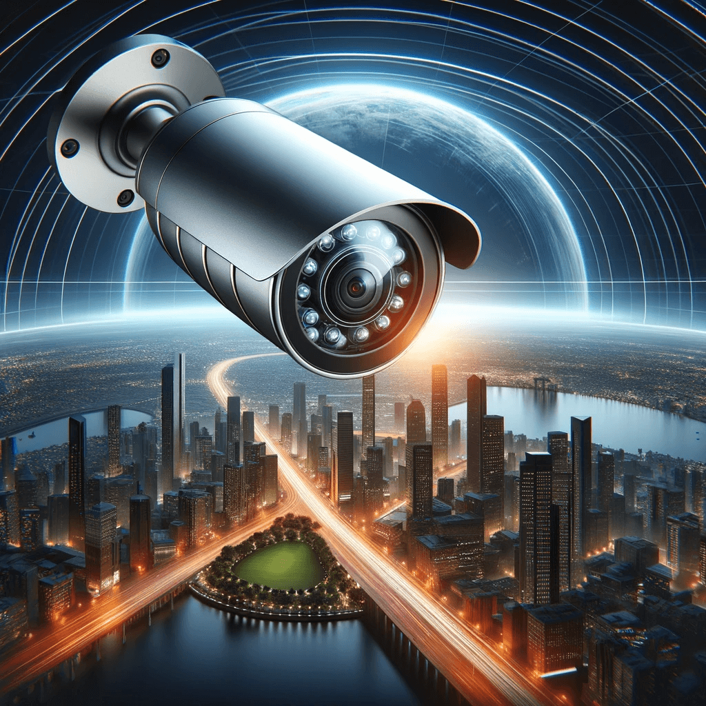  Egy kamera, amely 360 fokos panorámás nézetet vagy 3D képeket készít.